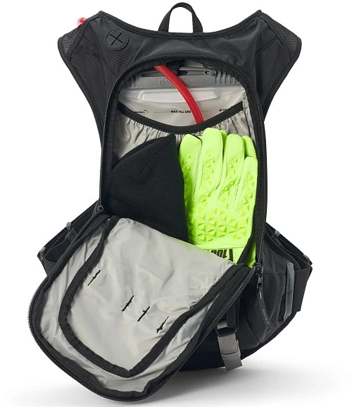 USWE Raw 8L Hydration Pack (3L) Race Fit Carbon Black рюкзак-гидропак
