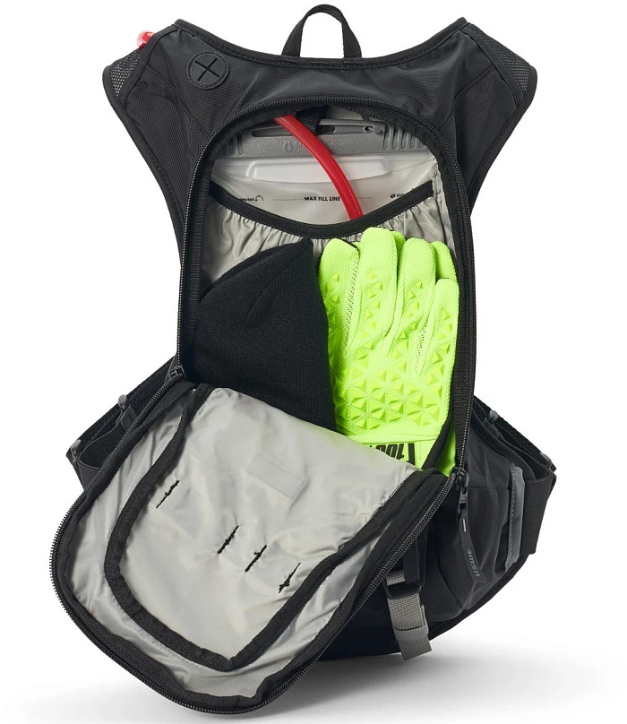 USWE Raw 8L Hydration Pack (3L) Race Fit Carbon Black рюкзак-гидропак