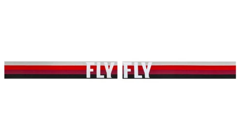 Fly Racing Zone 2022 мотоочки, черно-красный, красная зеркальная линза