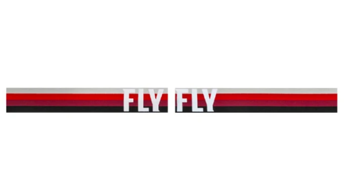 Fly Racing Zone 2022 мотоочки, черно-красный, красная зеркальная линза
