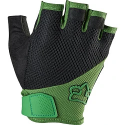 Fox Racing Reflex Gel Short велоперчатки без пальцев, черно-зеленый