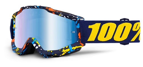 100% Accuri Pollok Mirror Blue Lens мотоочки
