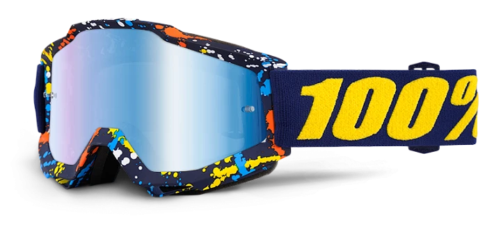 100% Accuri Pollok Mirror Blue Lens мотоочки