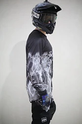 Blind Pigeon Smoke джерси, черно-серый