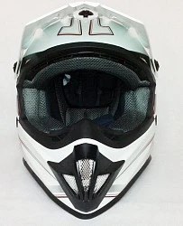 Ataki SC-15 Rift шлем кроссовый детский, бело-красный