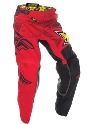 Fly Racing Kinetic Rockstar 2017 мотоштаны, красно-черный
