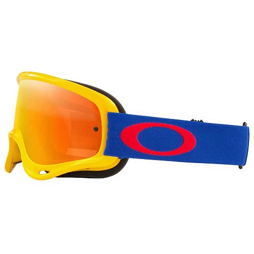 Oakley O-Frame Solid мотоочки, желто-синий, оранжевая линза (OO7029-46)