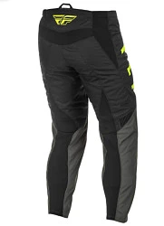 Fly Racing F-16 2022 мотоштаны, серо-черно-желтый