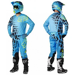 Fox 360 Grav мотоперчатки, синий