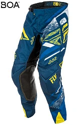 Fly Racing Evolution 2.0 2018 мотоштаны, сине-желтый