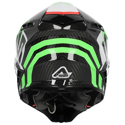 Acerbis Steel Carbon 22-06 Green/Red шлем внедорожный, зелено-красный