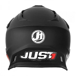 Just1 J38 Solid шлем кроссовый, черный матовый