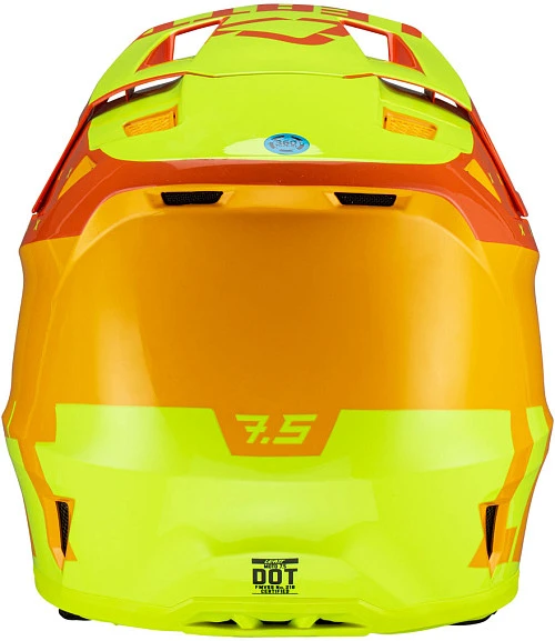 Leatt Kit Moto 7.5 V23 Citrus шлем кроссовый + Velocity 4.5 мотоочки