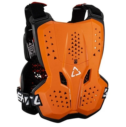 Leatt Chest Protector 3.5 Junior Orange/Black панцирь без плеч подростковый, оранжево-черный