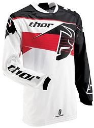 Thor Phase Streak джерси, черно-красно-белый
