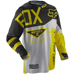 Fox Racing 360 Machina Youth джерси подростковая, черно-серо-желтый