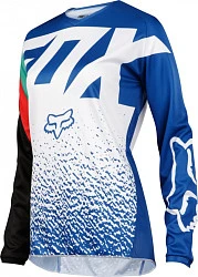 Fox Racing 180 Womens 2018 джерси женская, сине-белый