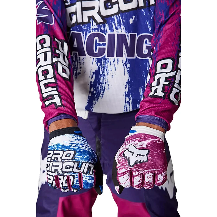 Fox Racing 180 Pro Circuit White/Blue комплект