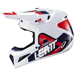 Leatt Kit Moto 3.5 V24 Royal шлем кроссовый + Velocity 4.5 мотоочки