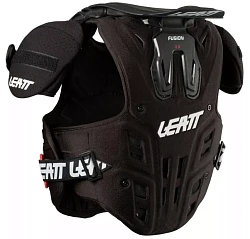 Leatt Fusion Vest Junior 2.0 Защита шеи и тела подростковая, черный