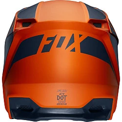 Fox Racing V1 Przm 2019 Orange шлем кроссовый