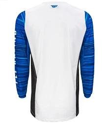 Fly Racing Kinetic Wave джерси, бело-синий