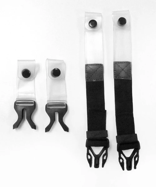 Leatt Strap Pack 3.5 / 4.5 / 5.5 / 6.5 стрепы для защиты шеи, черный
