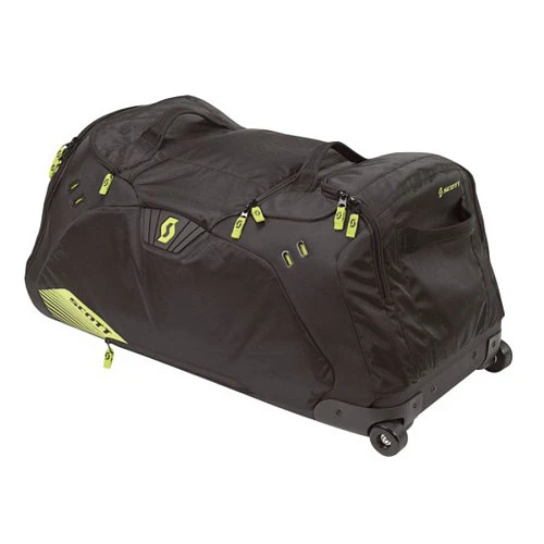 Scott Gear Duffle сумка на колесах, черно-салатовый