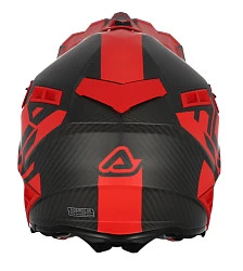 Acerbis Steel Carbon Red шлем внедорожный