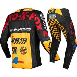 Fox Racing 180 Czar Kids 2019 комплект детский, черно-желтый