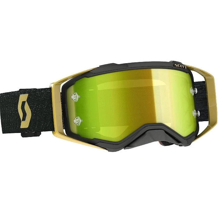 Scott Prospect Black/Gold/Yellow Сhrome Lens мотоочки