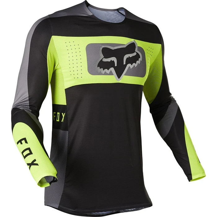 Fox Racing Flexair Mirer Black/Yellow джерси