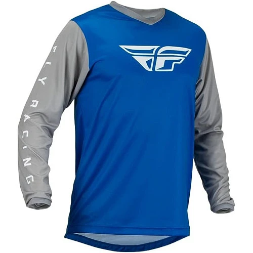 Fly Racing F-16 2023 Blue/Grey джерси, сине-серый