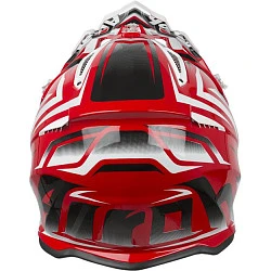 Airoh Aviator 2.3 шлем внедорожный, красно-бело-черный