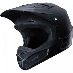 Fox Racing V1 шлем кросс, черный матовый