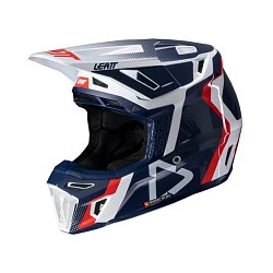 Leatt Kit Moto 8.5 V25 Royal шлем кроссовый + Velocity 5.5 мотоочки
