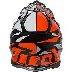 Airoh Aviator 2.3 шлем внедорожный, черно-бело-оранжевый