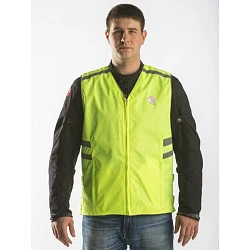 Жилет мотоциклетный Hyperlook, ярко-зеленый