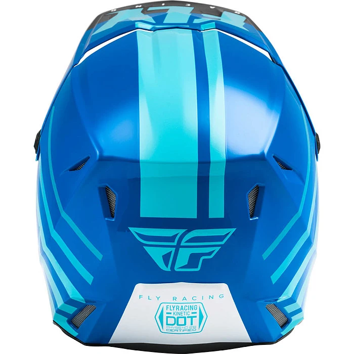 Fly Racing Kinetic Thrive шлем кроссовый, сине-белый