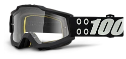100% Accuri Defcon1 Clear Lens мотоочки, черный