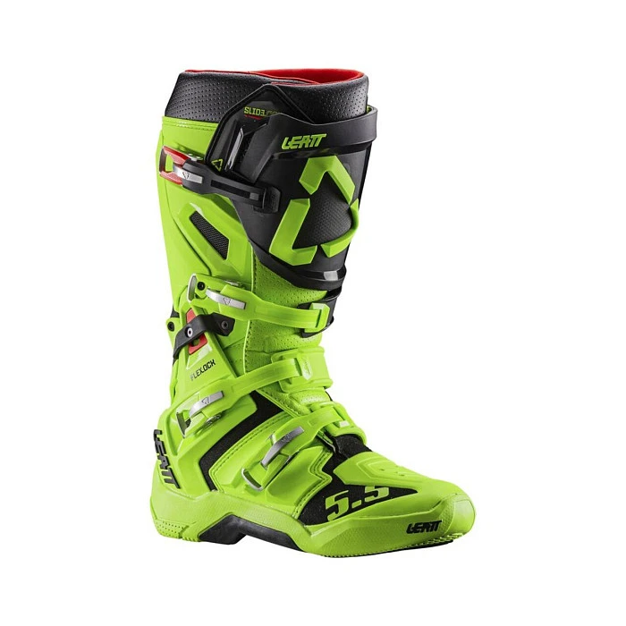 Leatt 5.5 FlexLock 2026 Lime Green мотоботы