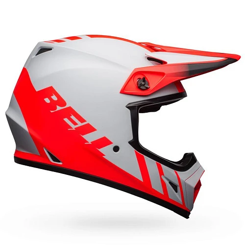 Bell MX-9 Mips Dash Matte Gray /Infrared /Black шлем кроссовый