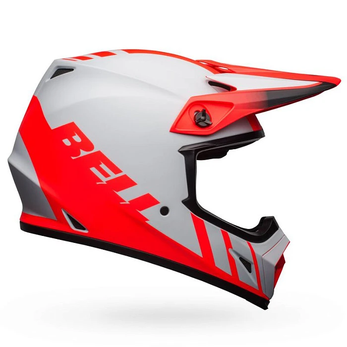 Bell MX-9 Mips Dash Matte Gray /Infrared /Black шлем кроссовый