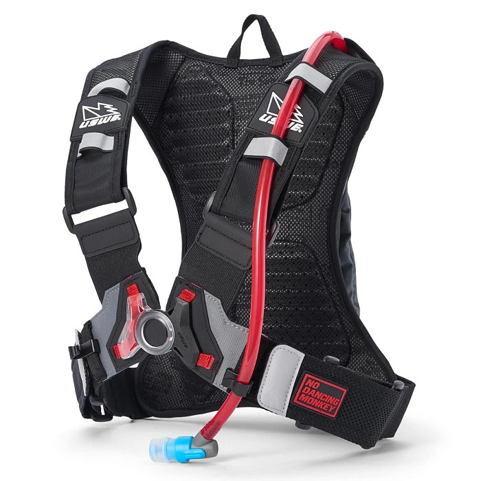 USWE Raw 3L Dirt Biking Hydration Pack (2L) Carbon Black рюкзак-гидропак