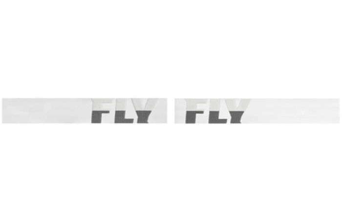 Fly Racing Zone Pro 2022 мотоочки, бело-серый, серая зеркальная линза