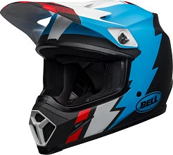 Bell Mx-9 Mips Strike Matte Black/Blue/White шлем кроссовый