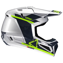 Leatt Kit Moto 3.5 V25 Steel шлем кроссовый + Vizion 3.5 мотоочки