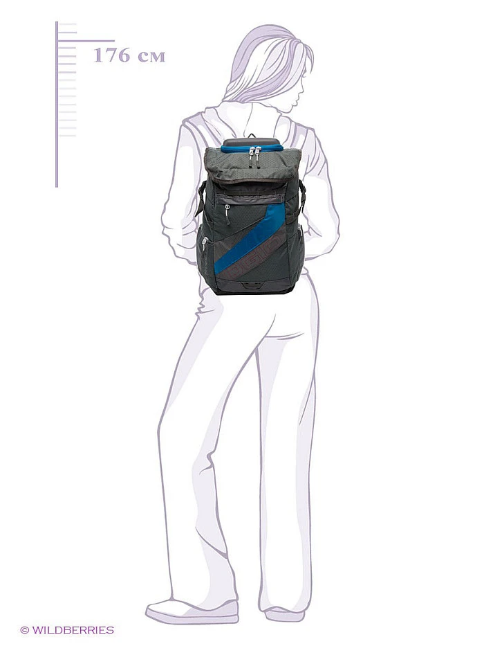 OGIO X-Train Pack Black/Silver рюкзак, черно-серебристый