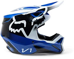 Fox Racing V1 Leed Blue шлем кроссовый