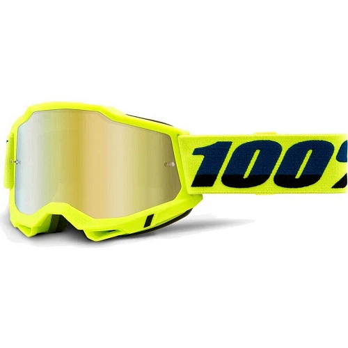 100% Accuri 2 Yellow / Mirror Gold Lens мотоочки